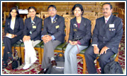 From left to right Punita, Ritu, Deepak, Prerna, and Sridhar