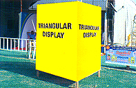 TRIANGULAR DISPLAY