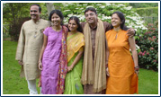 Team in ethnic outfit