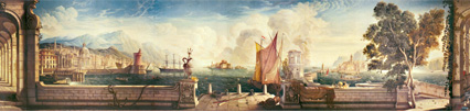 Rex whistler mural at Plas Newydd