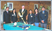 With the Mayor of Chester